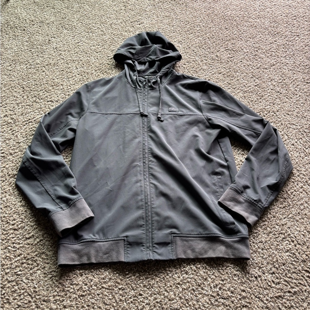 Travis Mathew Gray Zip Up Sweater